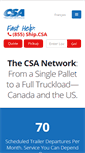 Mobile Screenshot of csatransportation.com